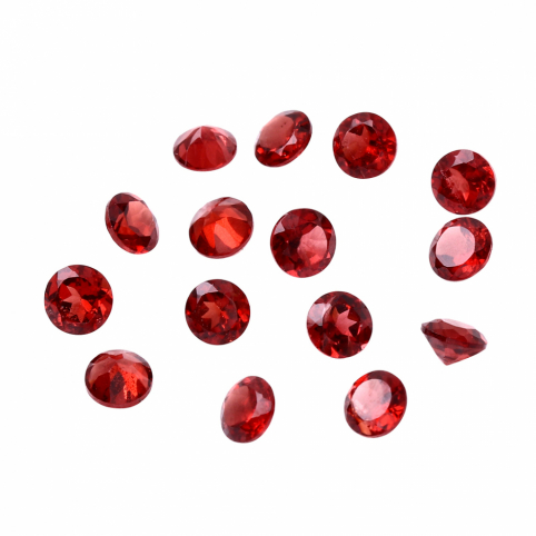 Garnet Mozambique 4mm Round Faceted (Pack of 10)