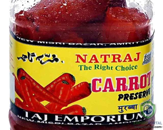 Natraj The Right Choice Homemade Taste Gajar Carrot Murabba x 1 KG