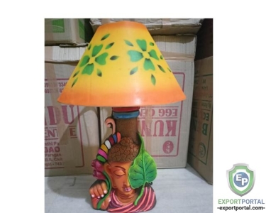 Handcurving Terracotta Table Lamp Manufacturer