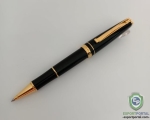 Cleo Skribent Gold Black Ballpoint Pen