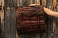 Leather Roll Bag, Knife Tool Case