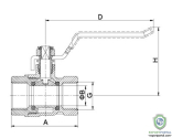 Full bore ball valve