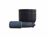 Handmade Black Marble Polished Mortar and Pestle Set Kitchen Decor