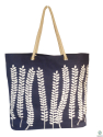 Navy Blue Beach Bag