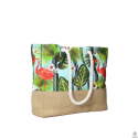 Floral beach bag