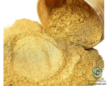 Muscovite (Mica) Powder Golden Color