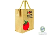 Eco Friendly multi-purpose Jute Bag with natural rope handle