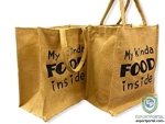 Eco Friendly multi-purpose Jute Bag with natural rope handle