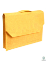Eco Friendly Official Confrence Jute Bag, with natural tape handle.