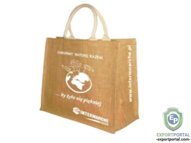 Eco Friendly Jute Bag, with white tape handle