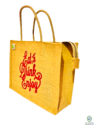 Eco Friendly Jute Bag, with natural handle