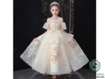 Customized Girls Wedding Dress Toddlder Baby Clothes