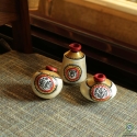 Warli Pottery set of 3 for Home Interior Decor Natural Living