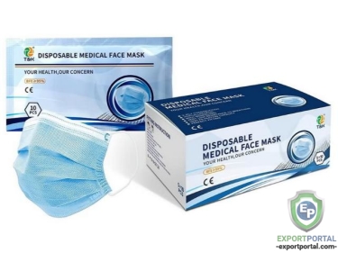 3 Ply Type I Medical Disposable Mask