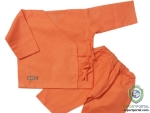 Kimono Style Baby Set In Orange