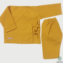 Baby Kimono Set In Mustard Yellow